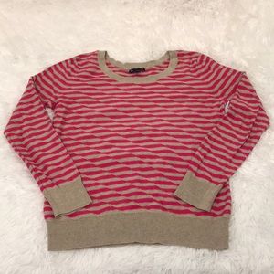 Gap tan and pink sweater sweater size M